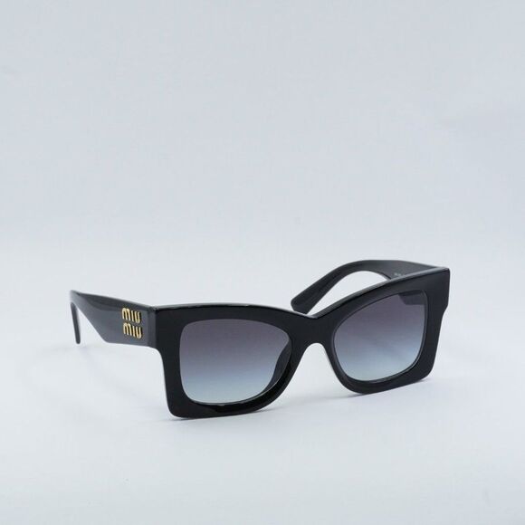Miu Miu Black Gradient Cat-Eye Sunglasses